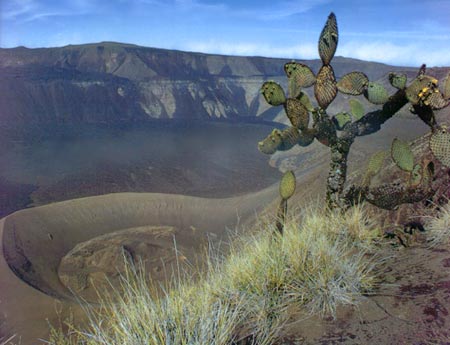 The caldera and a contained